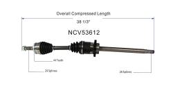 GSP - GSP NCV53612 Front Right CV Axle Assembly for Nissan 3.5 - Image 6