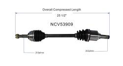 GSP - GSP NCV53909 Front Left CV Axle Assembly for Nissan - Image 6