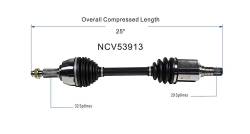 GSP - GSP NCV53913 Front Left CV Axle Assembly for 07-12 Nissan Altima 3.5 - Image 6