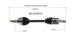 GSP - GSP NCV53915 Front Left CV Axle Assembly for 09-14 Nissan Maxima - Image 6