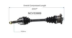 GSP - GSP NCV53989 Left Rear CV Axle Assembly for 90-98 Nissan 240SX - Image 6