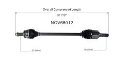 GSP - GSP NCV66012 Front CV Axle Assembly - Image 6