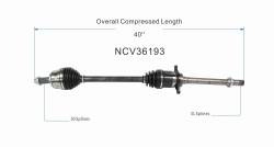 GSP - GSP NCV36193 Front Right CV Axle Assembly for Acura/Honda - Image 6