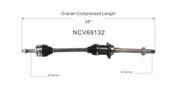 GSP - GSP NCV69132 Front Right CV Axle Assembly for Toyota 2.5 FWD - Image 6