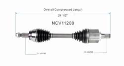GSP - GSP NCV11208 CV Axle Assembly Front Left for Land Rover - Image 6