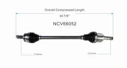 GSP - GSP NCV66052 Front CV Axle Assembly for 12-16 Subaru Impreza Hatchback/Sedan - Image 6