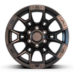 Defiant - Defiant Wheels DF04-17090-6135-12B1 DF04 17x9 12mm Satin Black - Image 2