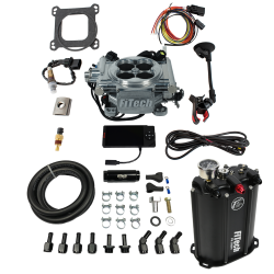 FiTech Fuel Injection - Go EFI 4 600 HP Bright Aluminum EFI System Master Kit - Image 1