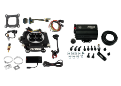 FiTech Fuel Injection - FiTech 35502 Go EFI 4 600HP Matte Black w/Force Fuel Mini Delivery Master Kit - Image 1