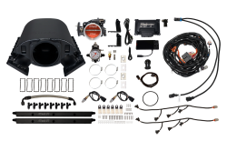 FiTech Fuel Injection - Ultimate Rebel LS 500 HP EFI System w/Short Cathedral Intake - Image 1