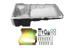 FiTech Fuel Injection - FiTech 130201 LS Swap Oil Pan Std Profile Black 6.00L w/Filter Capacity - Image 1