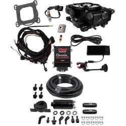 FiTech Fuel Injection - FiTech Fuel Injection 31021 Go EFI Classic Black 650 HP EFI System Master Kit - Image 1