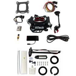 FiTech Fuel Injection - Go EFI 4 600 HP Power Adder Matte Black EFI SystemMaster Kit - Image 1