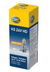 Hella - HELLA Turn Signal Light Bulb H3 24V HD - Image 2