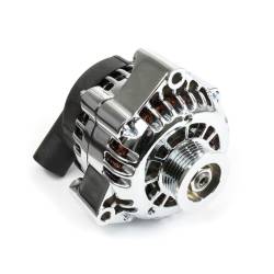 Top Street Performance - Top Street ES1026C Alternator GM CS130 Serpentine 220A Chrome - Image 1