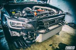 Turbo XS - Turbo XS STI15-FMIC-BLK Front Mount Intercooler Kit - Image 2