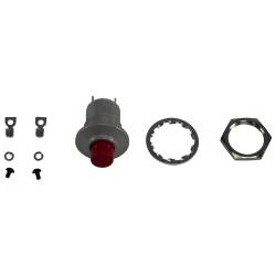 TCI Automotive - TCI 387600 Push Button Switch Momentary Trans-Brake Plastic Red 10A - Image 1