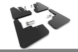 Rally Armor - Rally Armor MF96-URXT-BLK-MBK Black Mud Flap Metallic Black Logo - Image 1