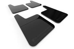 Rally Armor - Rally Armor MF20-MSUR-BK-MBK Black Mud Flap Metallic Black Logo - Image 1
