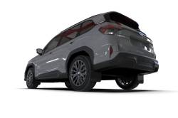 Rally Armor - Rally Armor MF132-UR-BLK-GRY Black Mud Flap Grey Logo - Image 2