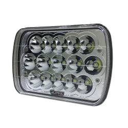 Quake LED - Quake LED QTE459 Tempest Series 5x7" 45W High/Low Headlight for Jeep XJ/YJ - Image 1