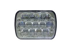 Quake LED - Quake LED QTE463 5x7" 39W High/Low Headlight for Jeep YJ/XJ Tempest Series - Image 1