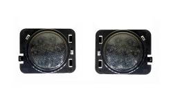 Quake LED - Quake LED QTE687 Fender Flare Turn Signal Lights for Jeep JK - Image 1