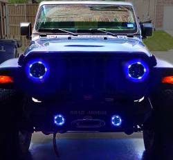 Quake LED - Quake LED QTE915 9" HD Headlights & 4" HD Fog Lights for Jeep JL/Gladiator - Image 2