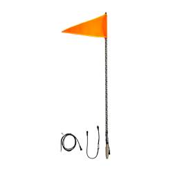 Quake LED - Quake LED QW468 4' RGB Accent LED Whip Light Single Quad-Lock/Interlock - Image 1