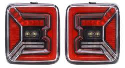 Quake LED - Quake LED QTE347 Tech LED Taillights for Jeep Wrangler JL - Image 1