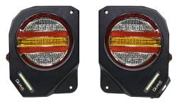 Quake LED - Quake LED QTE1041 Metal Tek Taillight for 07-18 Jeep Wrangler JK - Image 1