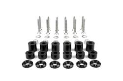 BuiltRight Industries - BuiltRight Industries 201021 Tech Plate Hardware Kit 42Pcs Black - Image 1