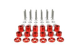 BuiltRight Industries - BuiltRight Industries 201022 Tech Plate Hardware Kit 42pcs Red - Image 1