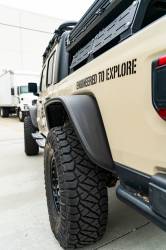 Smittybilt - Smittybilt 77854 XRC Rear Tube Fender Textured Black for 20-26 Jeep Gladiator JT - Image 3