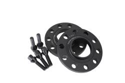 ISC Suspension - ISC Suspension ISC-WSBMW15B Black Wheel Spacer 5x120 72.5 Hub 15mm Thick Pair - Image 1