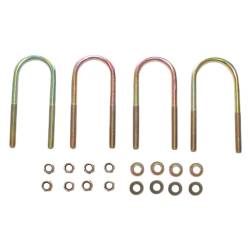 Rancho RS714 2.5" Front Leaf Spring Axle U-Bolt Kit for 43-71 Willys CJ2/3/5/6