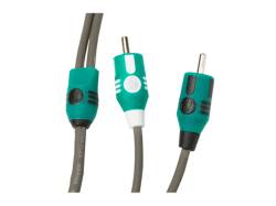 Kicker - Kicker 47KMI7 Marine-Series 2-Channel RCA Signal Cable-Gray 7 Meter - Image 2