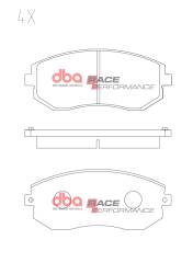 Disc Brakes Australia - Disc Brakes Australia DB1491RP DBA Race Performance Front Brake Pads - Image 1
