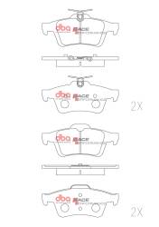Disc Brakes Australia - Disc Brakes Australia DB1763RP DBA Race Performance Rear Brake Pads - Image 1