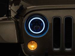 Raxiom - Raxiom J142665 Axial Series 7" LED Headlights w/RGB Halo - Image 2