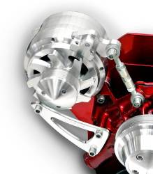 March Performance - March Performance P80120-06 Small Block Chevy Alternator Bracket Chrome - Image 1