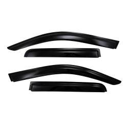 TrailFX - TrailFx 4182H Low Profile for Front/Rear Tape-On Smoke Acrylic 4PC - Image 1