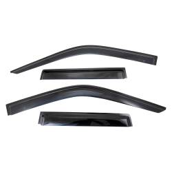 TrailFX - TrailFx 4704H Low Profile for Front/Rear Tape-On Smoke Acrylic 4PC - Image 1