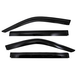 TrailFX - TrailFx 4888H Low Profile for Front/Rear Tape-On Smoke Acrylic 4Pc - Image 1