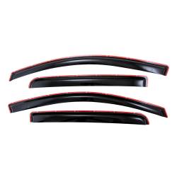 TrailFX - TrailFx 4995IC 4PC Window Vents Low Profile In-Channel Smoke Acrylic 4Pc - Image 1