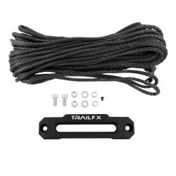 TrailFX - TrailFx WXV007 Winch Cable XV95 9500LB 8.4mm x 94' Synthetic Rope - Image 1