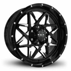 HD Wheels - HD Wheels CA209088-10ML3 Caliber 20X9 6x5.5/120 -10mm Gloss Black/Milled - Image 1
