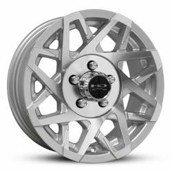HD Wheels - HD Wheels Canyon 15x6 5x4.5 0mm Gloss Silver/Machined CY1560650SM - Image 1