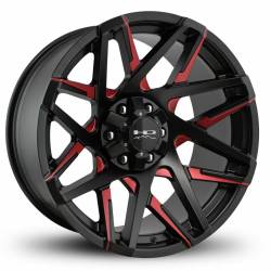 HD Wheels - HD Wheels CY201066-25ML3-BL Canyon 20x10 6x5.5 6x135 -25mm Satin Black/Blue - Image 1