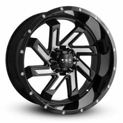 HD Wheels - HD Wheels Saw 20x10 6x5.5 6x135 -25mm Satin Black/Milled SA201066-25MF - Image 1